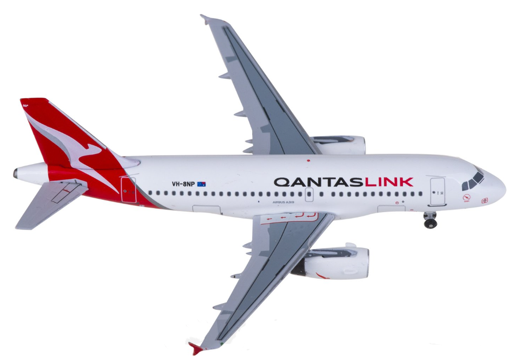 1:400 Scale AeroClassics Qantas Airbus A319 Diecast Model Plane