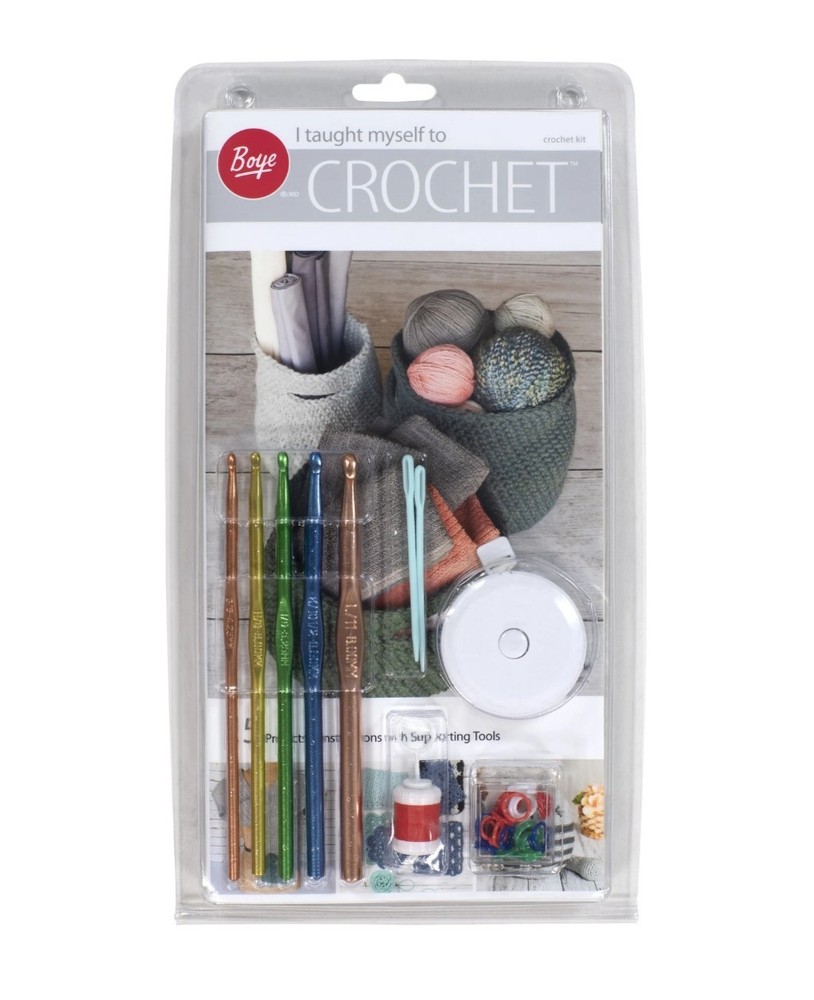 Boye Learn to Crochet Kit – Complete Starter Set for Beginners