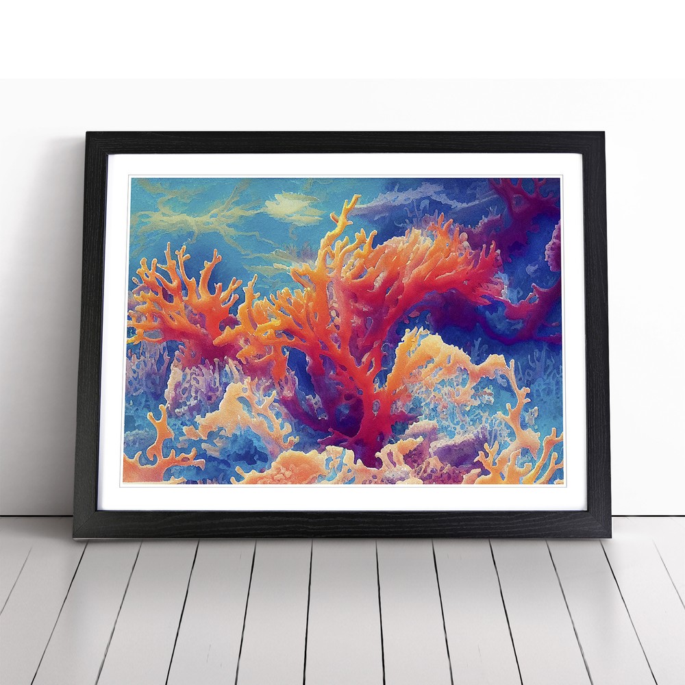 The Coral Reef Vol.4 Wall Art Print Framed Canvas Picture Poster Decor