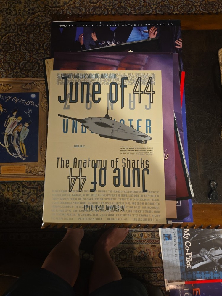 The Anatomy Of Sharks June Of 44 22x17 CD/Album Release Promo Poster