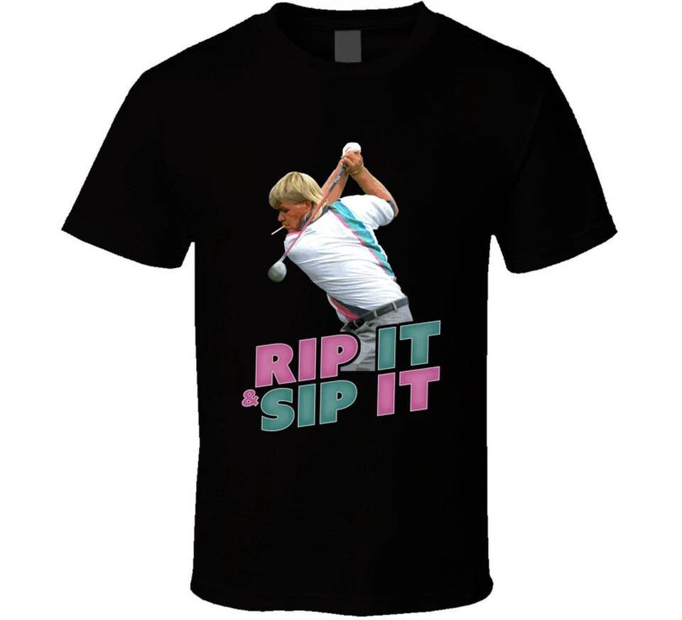 John Daly Rip It Sip It Golf T Shirt