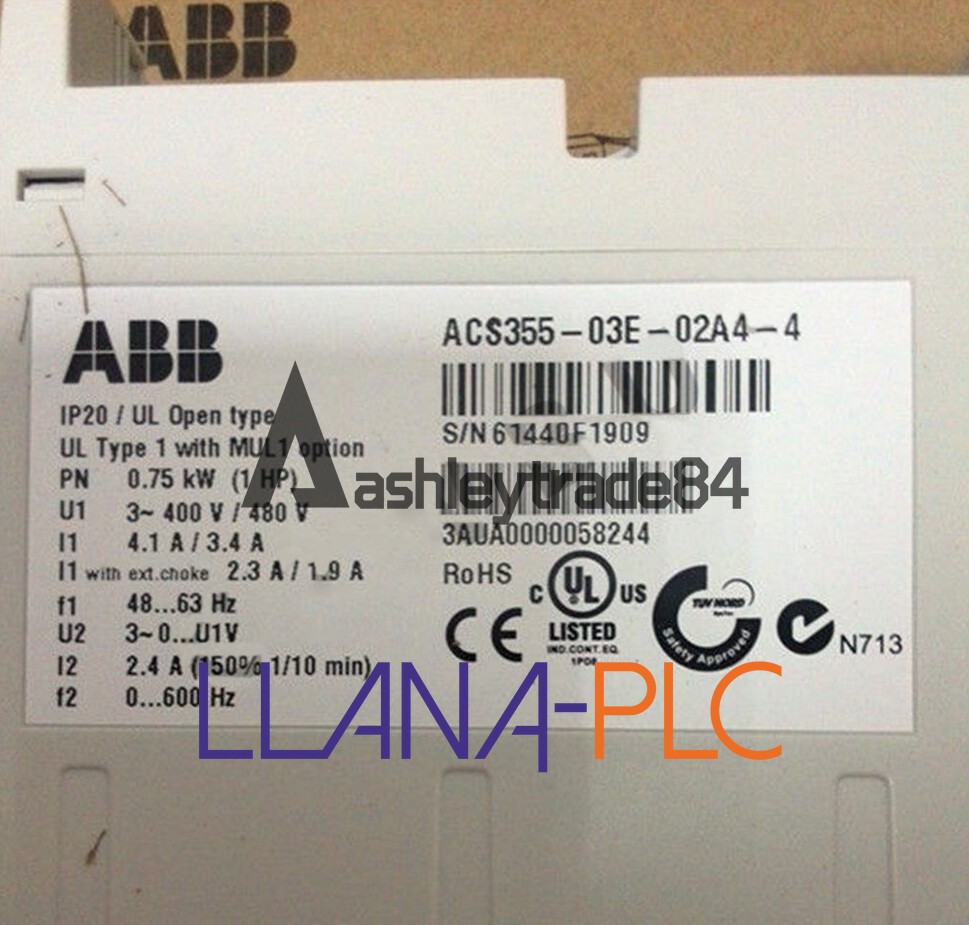 1PCS NEW ABB ACS355-03E-02A4-4 AC380V~480V 0.75KW inverter