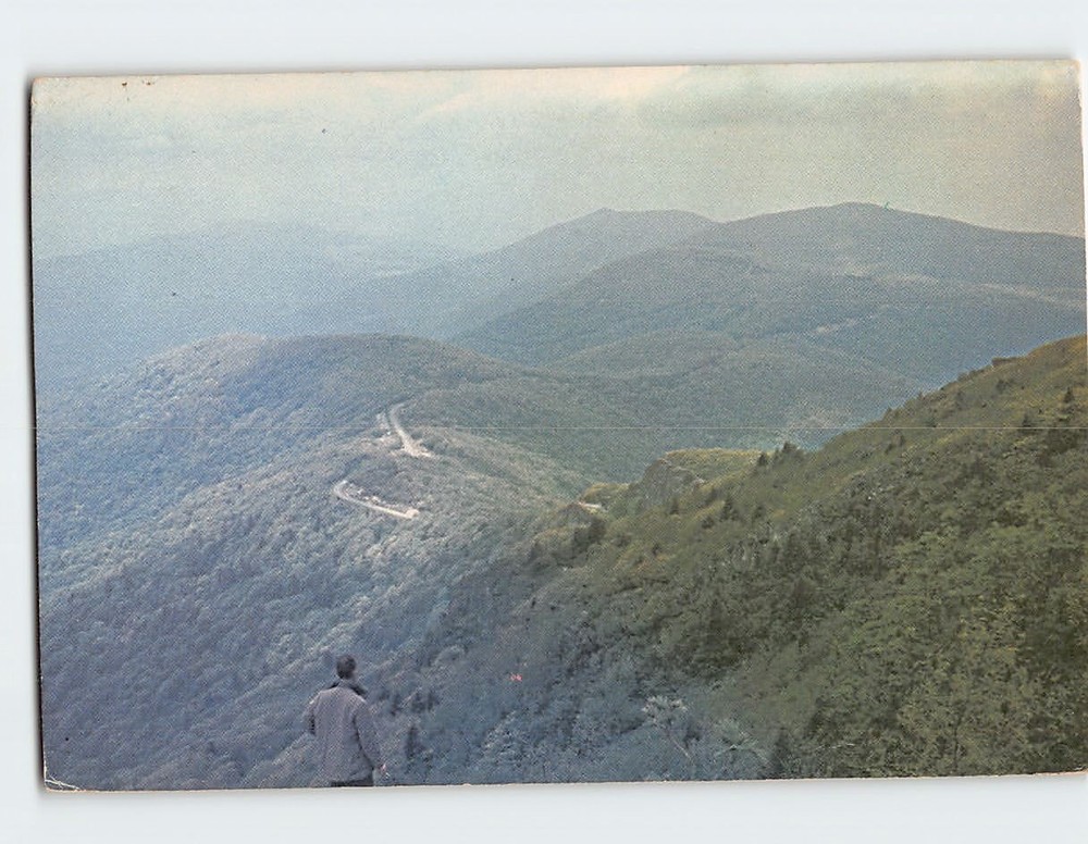 Postcard Skyline Drive from Stony Man Shenandoah National Park Virginia USA