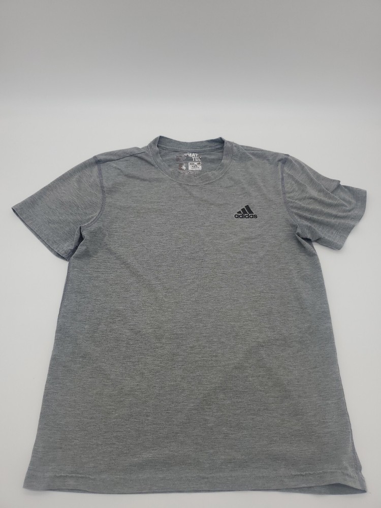 Adidas Small Gray logo Spell Out Men T-shirt..#42861
