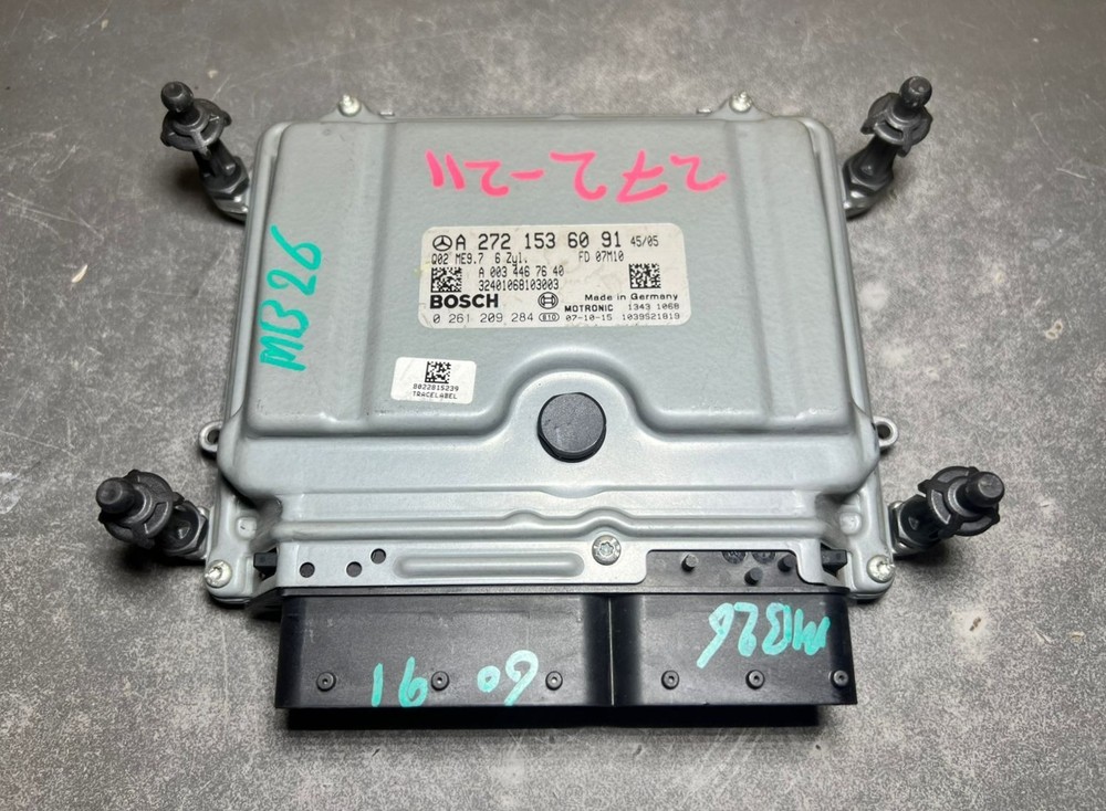 04-09 Mercedes W211 E-Class Engine Control Module Unit ECM ECU A272 1536091 OEM