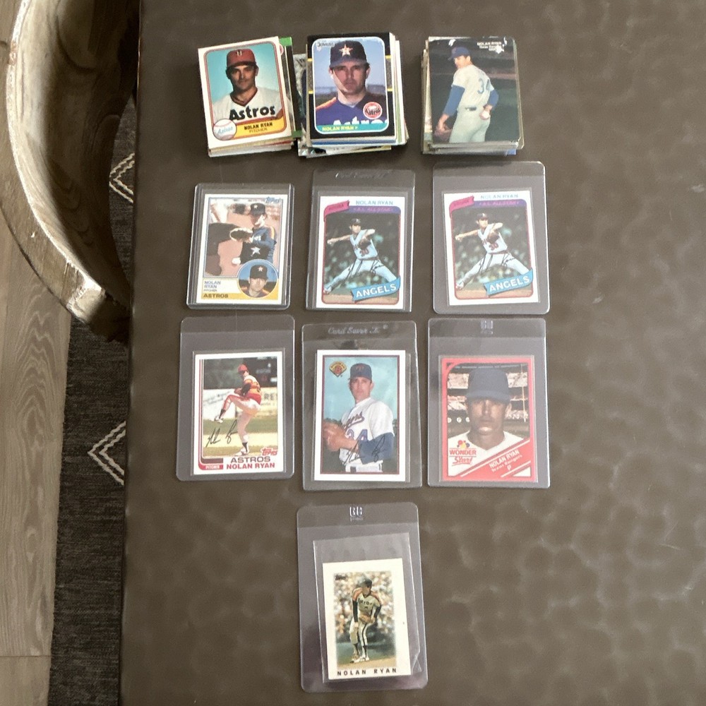 Nolan Ryan Baseball Card Lot over 50 cards lots of great cards