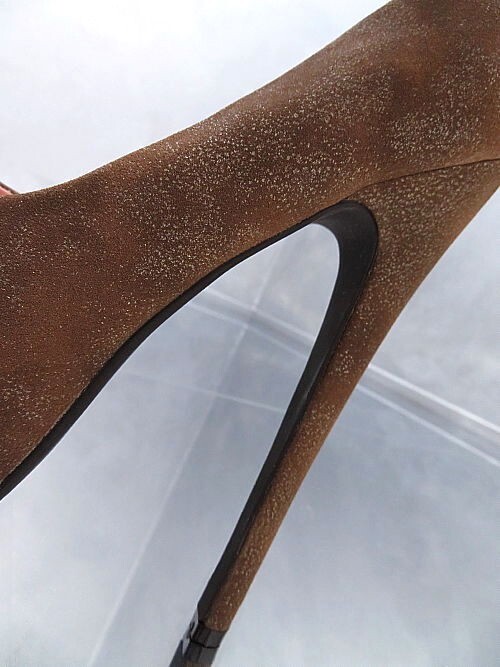 Via Giulia brown platform pumps with high heels size 35