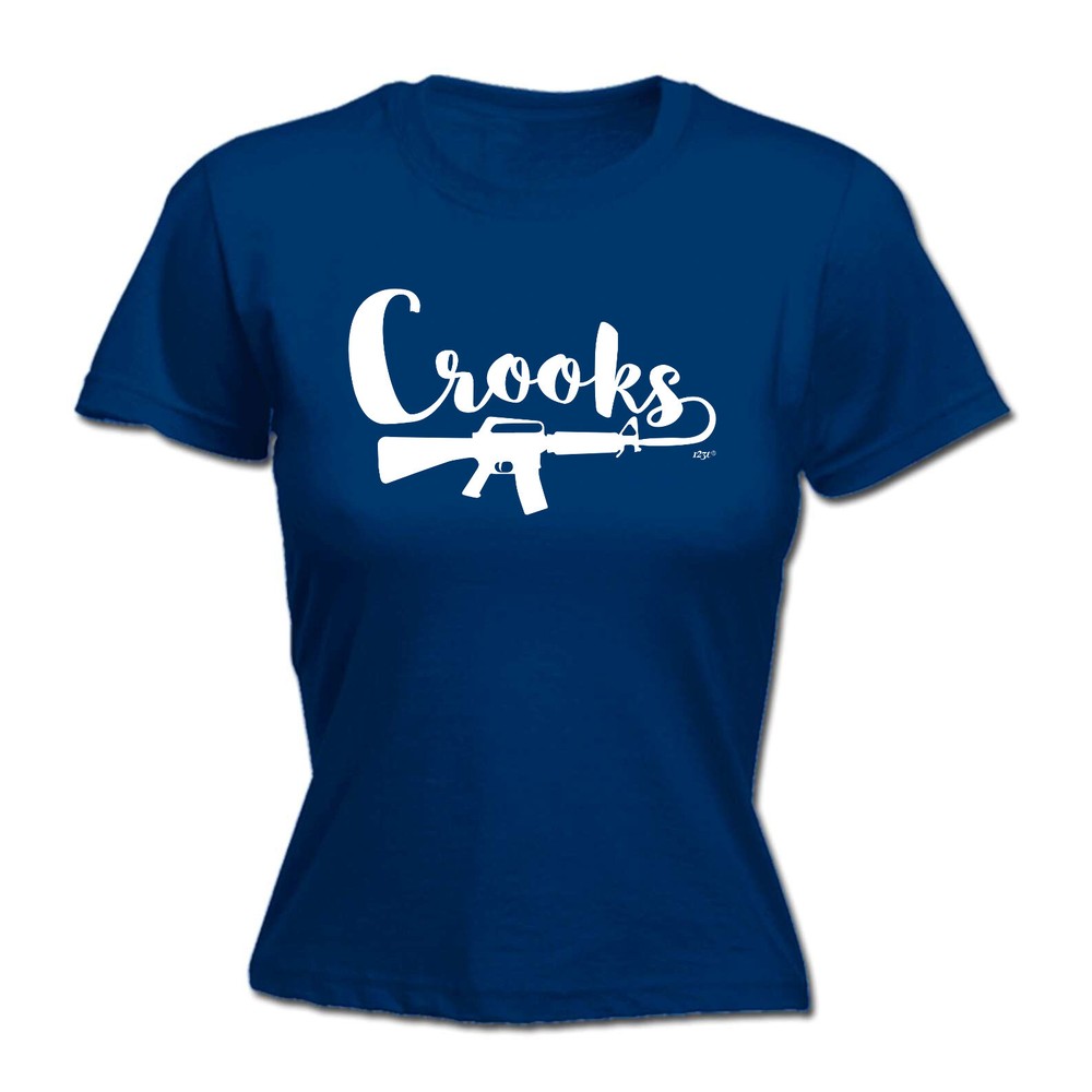 Crooks - Womens T Shirt Funny T-Shirt Novelty gift tshirt