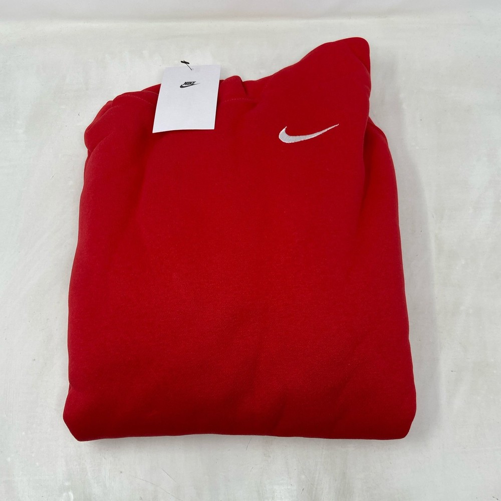 Nike Women’s Club Fleece Pullover Hoodie Red XXL