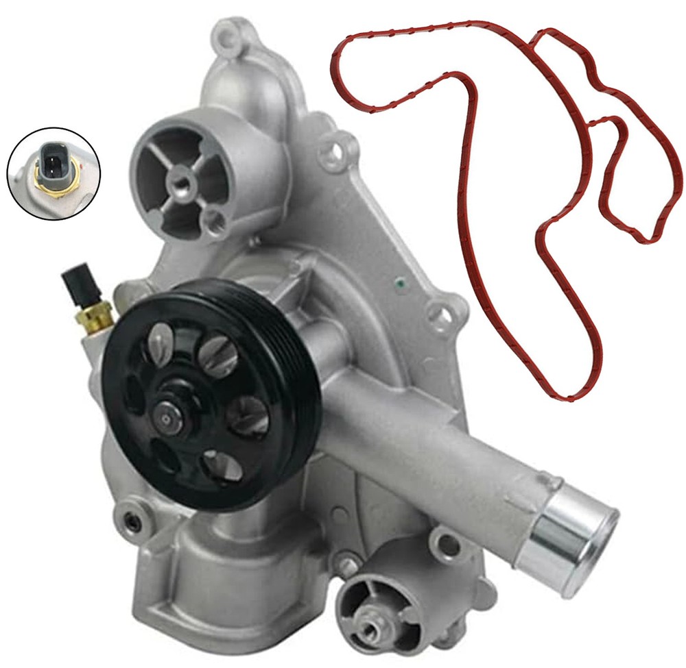 Water Pump w/ Sensor For Jeep Grand Cherokee Dodge Charger Chrysler 300 5.7/6.4L