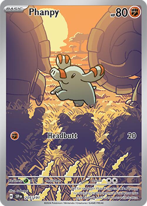 Phanpy 205/191 Sv08: Surging Sparks Holo