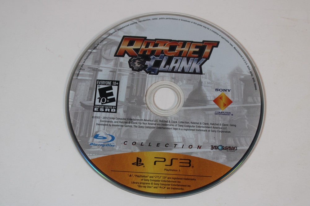 Ratchet & Clank Collection (Sony PlayStation 3, 2012, PS3) Disc Only, Tested