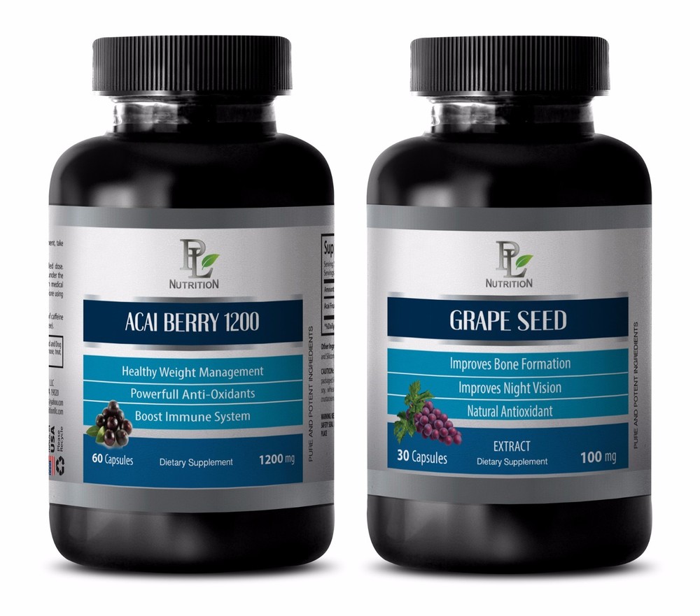 Energy - ACAI BERRY GRAPE SEED EXTRACT COMBO 2B - grape seed oil-image