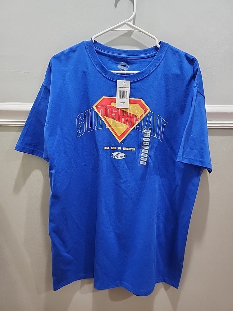2025 SUPERMAN LAST SON OF KRYPTON MENS SHORT SLEEVE T-SHIRT SIZE L / LARGE NEW
