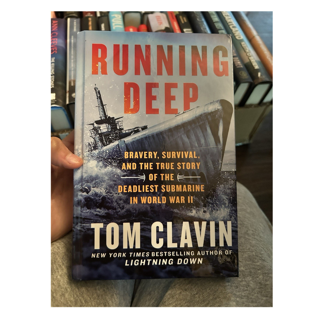 Tom Clavin Running Deep Hardcover Thorndike Press Large Print WWII Submarines