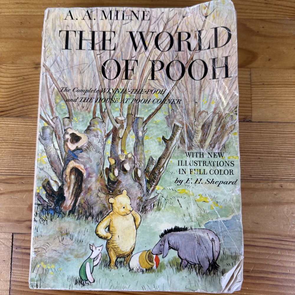 The World Of Pooh by A. A. Milne 1957 Paperback Full Color Illustrations Shepard