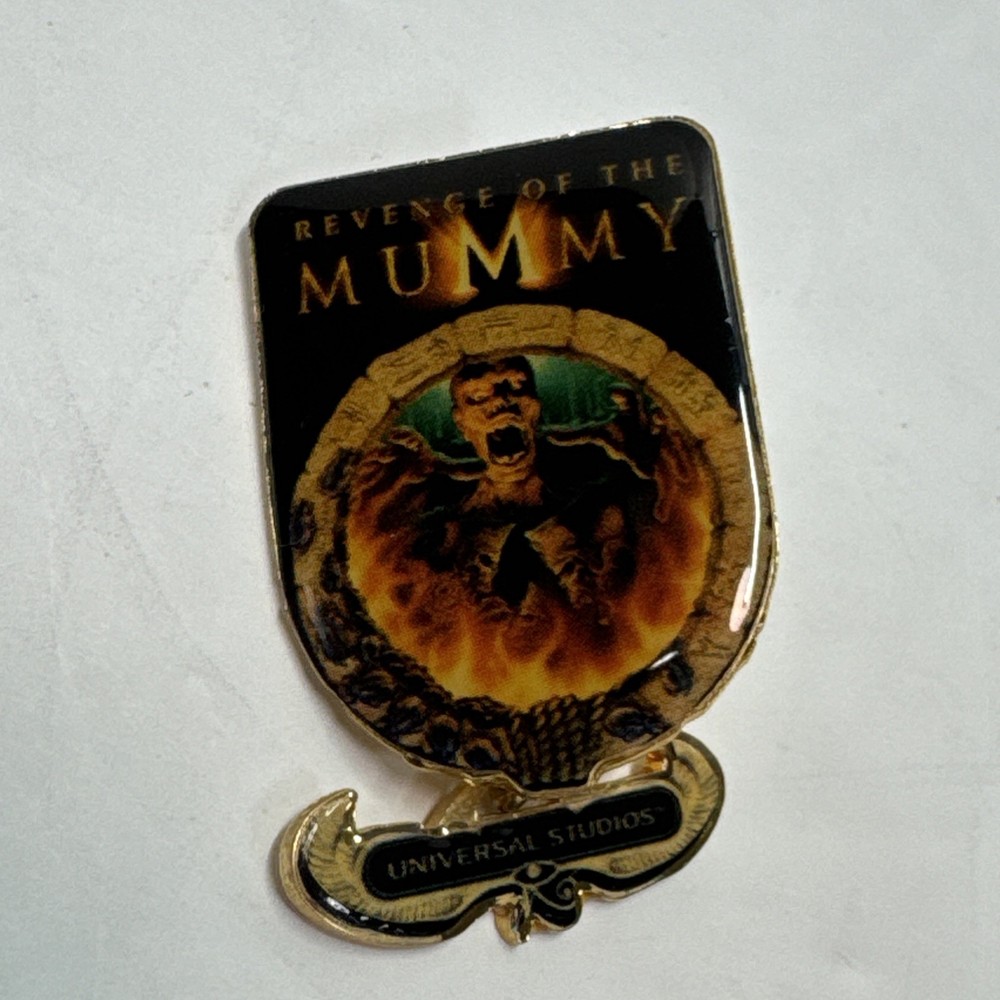 Vintage Universal Studios Revenge of the Mummy Dangle Pin