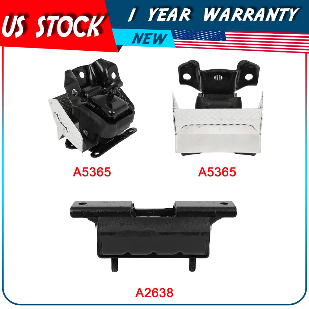 Engine Motor Mount Kit For 2007-2013 Chevrolet Suburban 1500 5.3L Set 3PCS