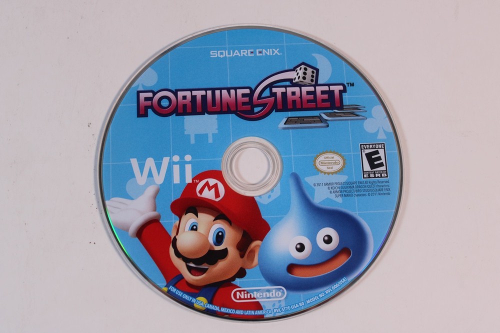 Fortune Street (Nintendo Wii, 2011) Authentic, disc only, tested/works