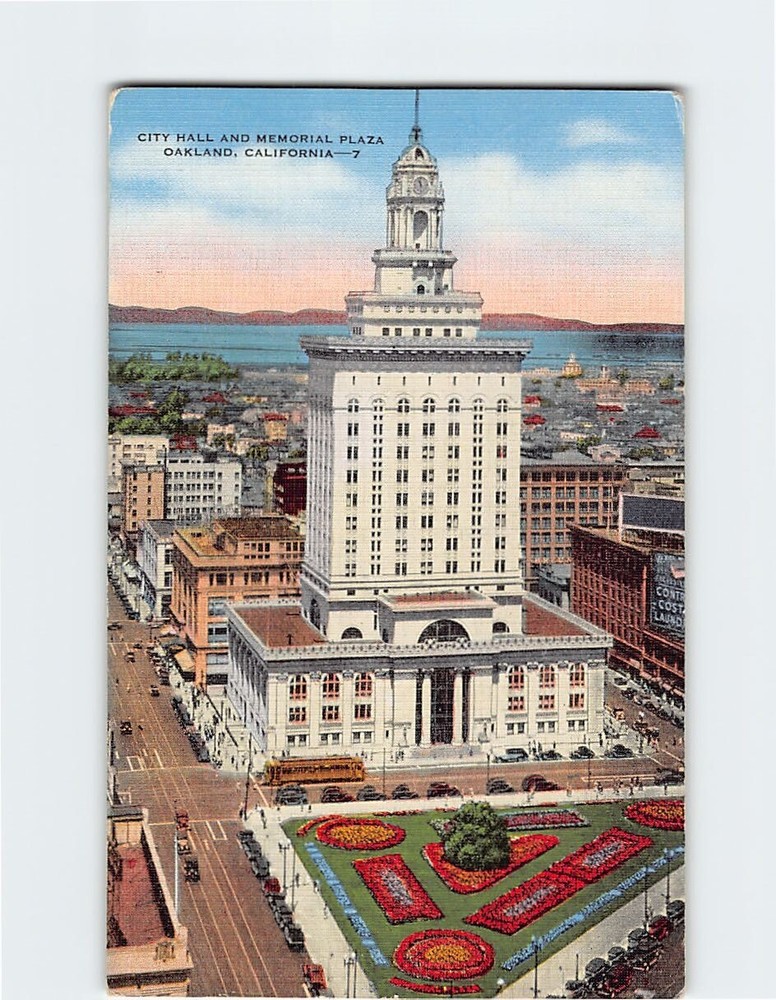 Postcard City Hall and Memorial Plaza Oakland California USA