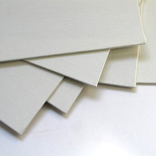 3 Pack 14x18 White Acid-Free Economy Canvas Panels for Artists-image