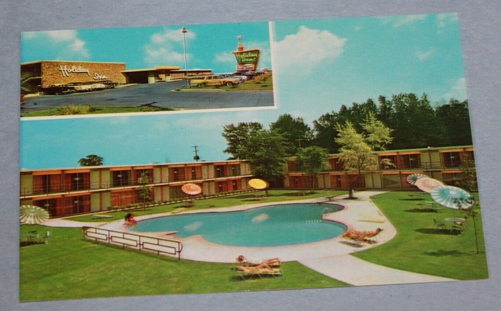 Vintage Travel Postcard Holiday Inn Sioux Falls South Dakota