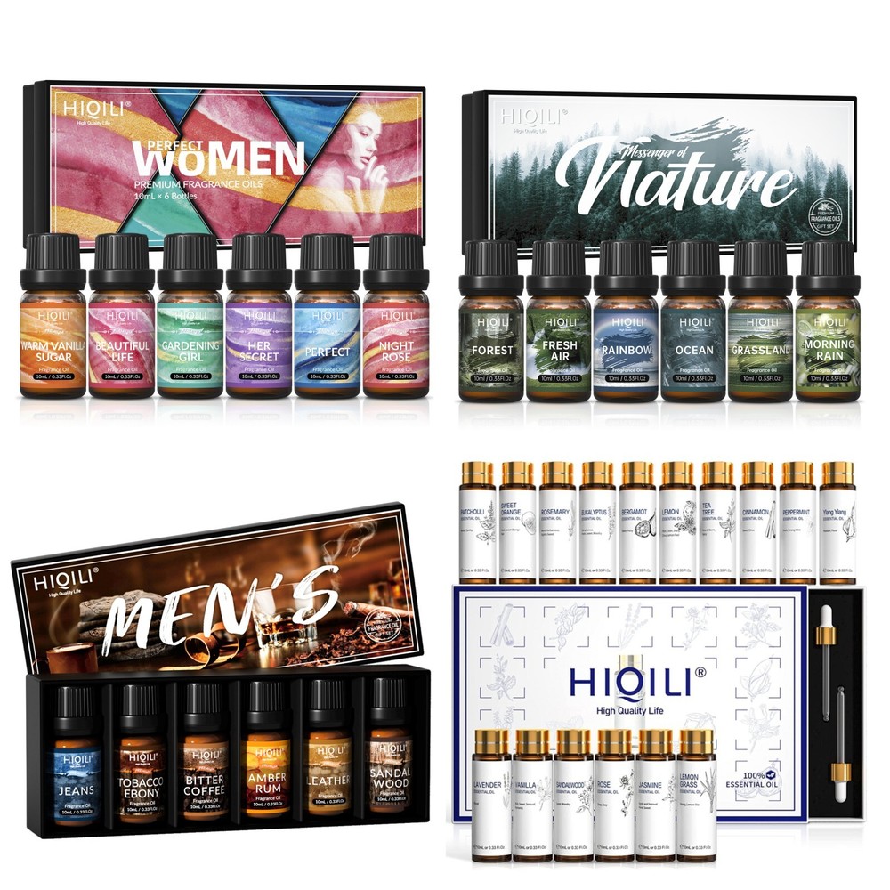 Essential Oil Set Fragrance Oil Kit 16Pcs/6Pcs Aromatherapy Diffuser Oils Gift