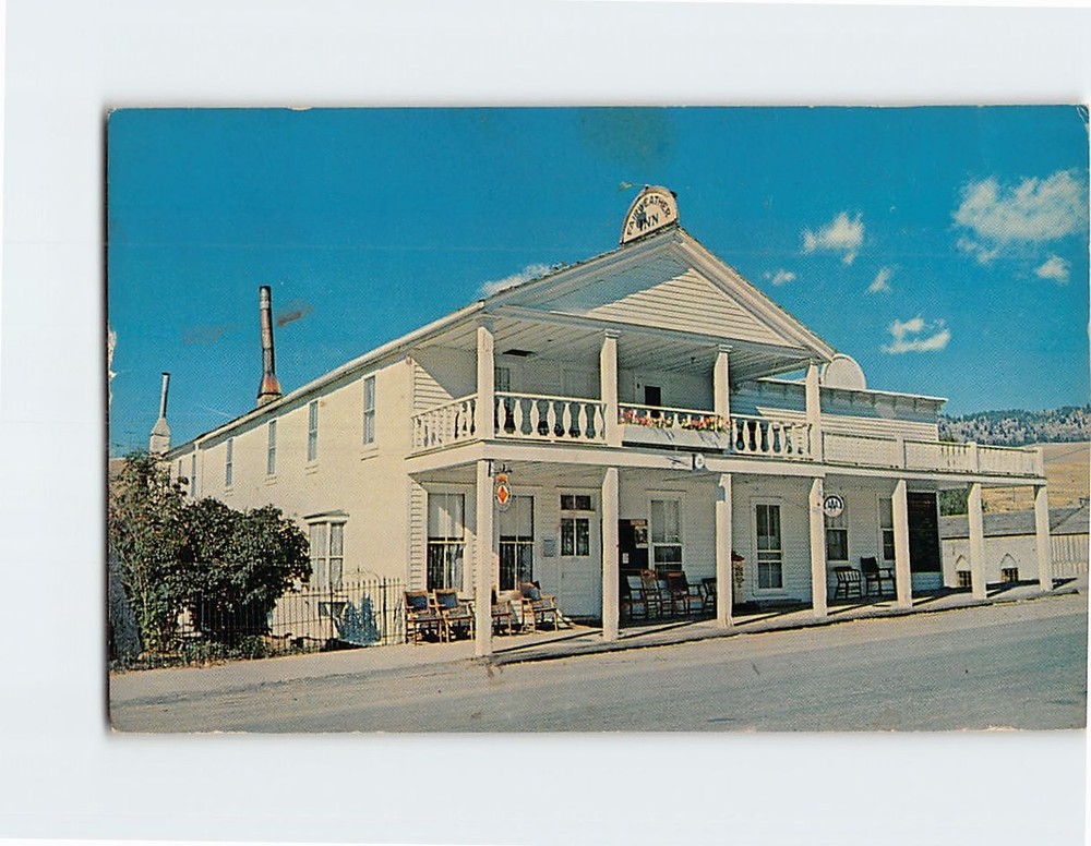 Postcard Fairweather Inn Virginia City Montana USA