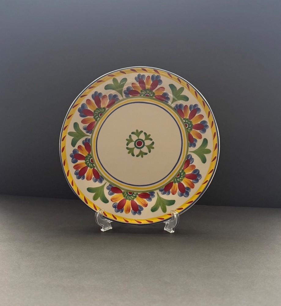 Set of 3 Certified International Amalfi Floral Joyce Shelton 11” Dinner Plates