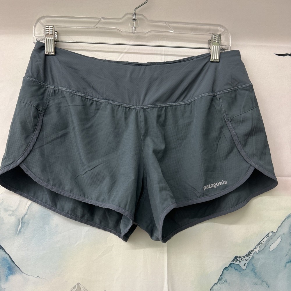 Patagonia Women's Size Medium  Lined Strider Running Shorts 3