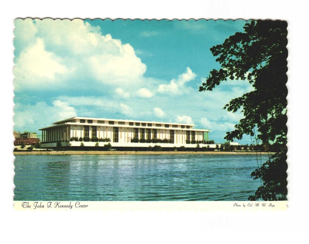 The John F Kennedy Center vintage postcard unposted