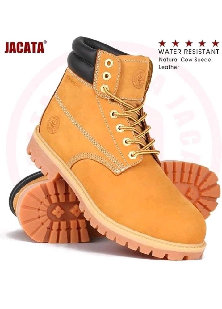 Men's Winter Snow Work Boots Size 6W Waterproof Leather 8601