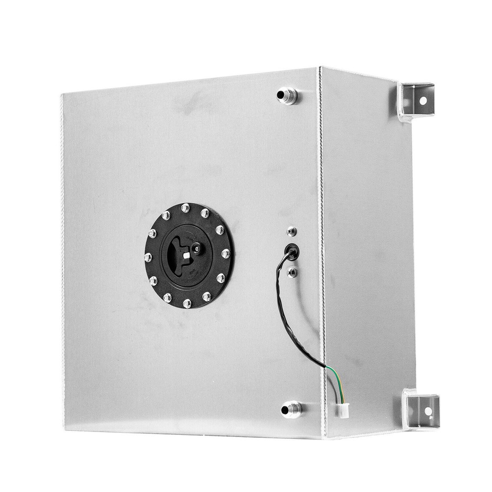 Universal Polished Aluminum 15 Gallon/60L Fuel Cell Gas Tank with Level Sender