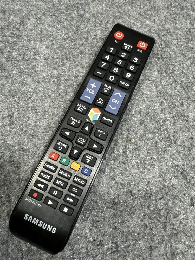 GENUINE Original Samsung BN59-01178W TV Remote Control Replacement Excellent