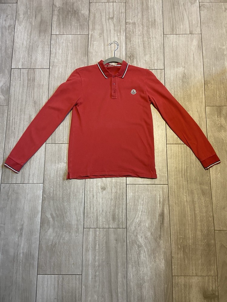 Moncler womens short sleeve polo shirt size small