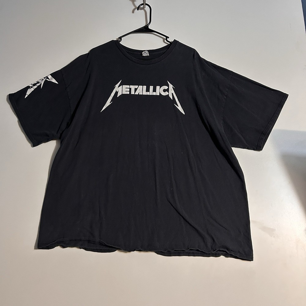 VTG Metallica  Tee 2001 Y2K Black Short Sleeve 3XL-013