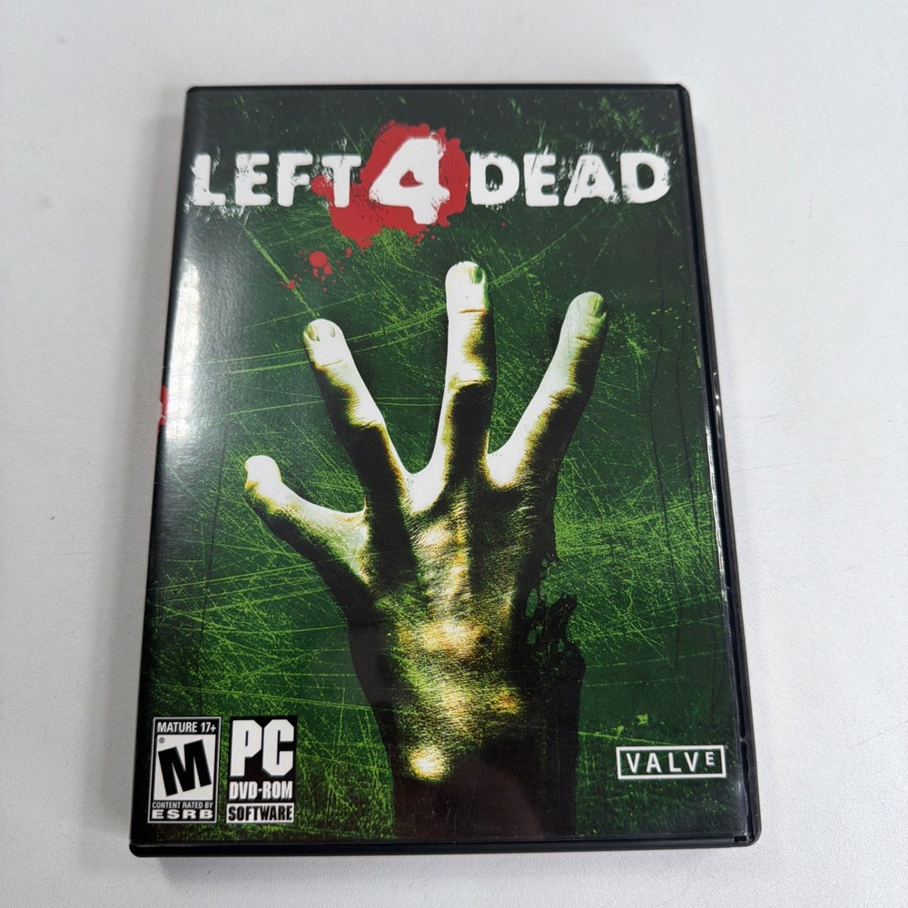 Left 4 Dead (PC DVD-ROM) Computer Game Valve Zombie Shooter Complete In Box CIB