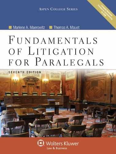 Fundamentals of Litigation - Hardcover, by Maerowitz Marlene A.; - Acceptable