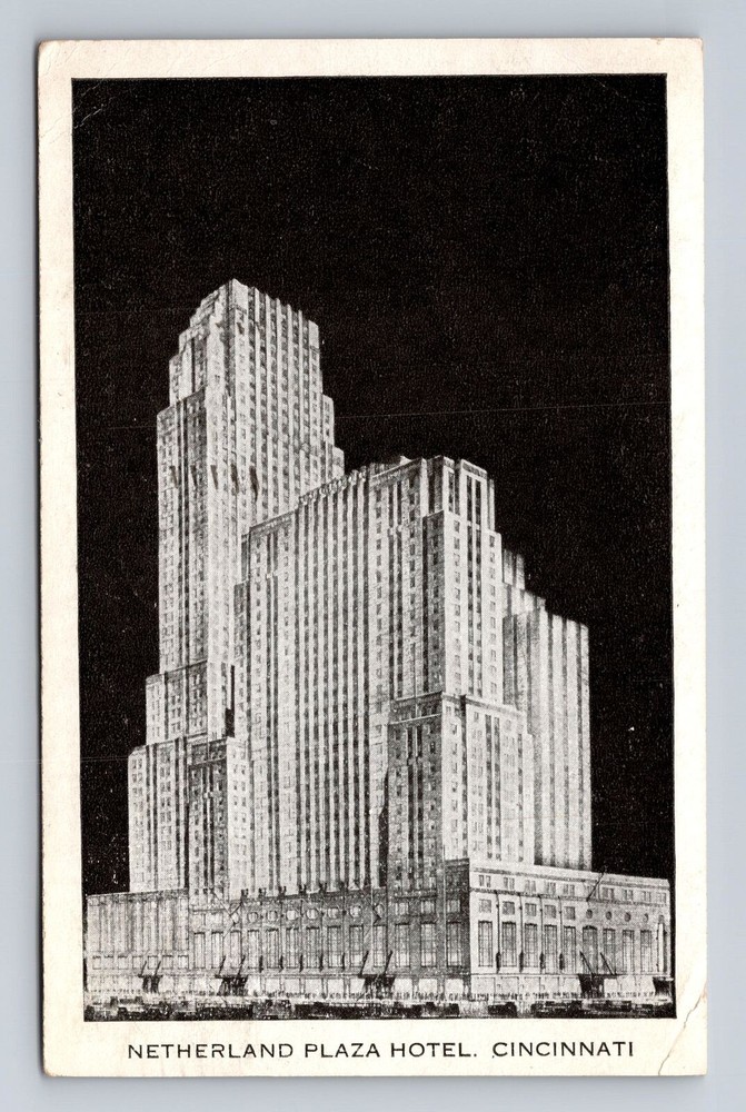 Cincinnati OH-Ohio, Netherland Plaza Hotel, Vintage c1940 Postcard