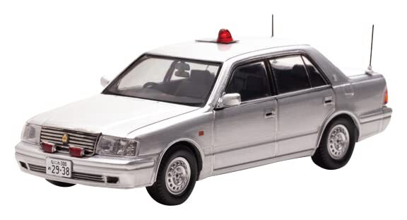 RAI 1/43 Toyota Crown JZS155Z 2000 Osaka Police Traffic Unit Unmarked Silver