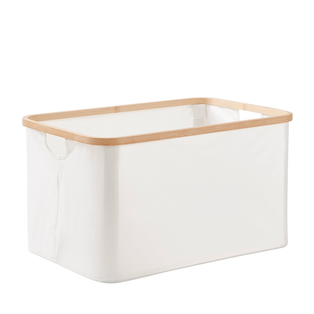 Better Homes & Gardens Collapsible Ivory Laundry Basket