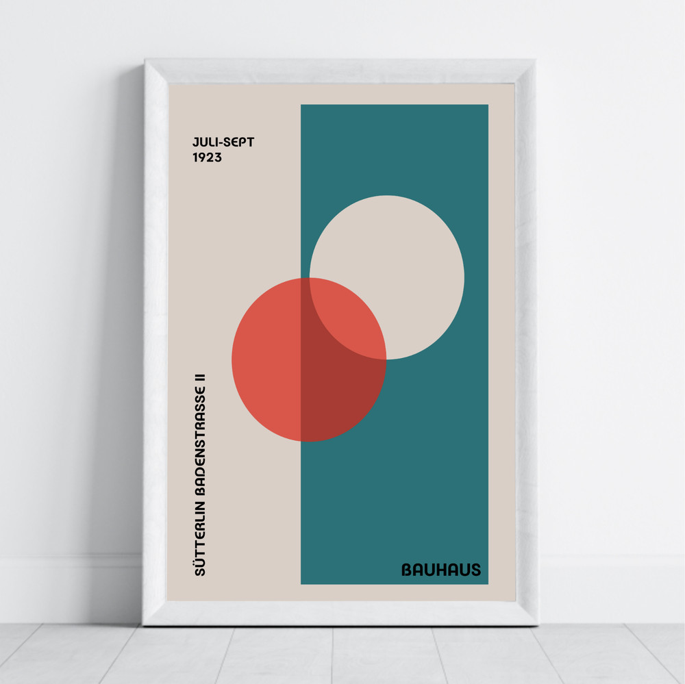 Bauhaus Poster, Wall Art, Home Decor, Museum Exhibition, Matte Vertical Posters
