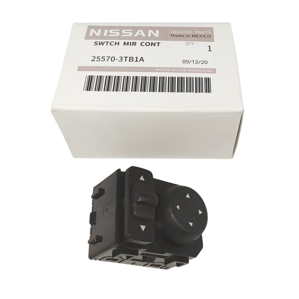 Genuine OEM Nissan 25570-3TB1A Left Door Mirror Control Switch