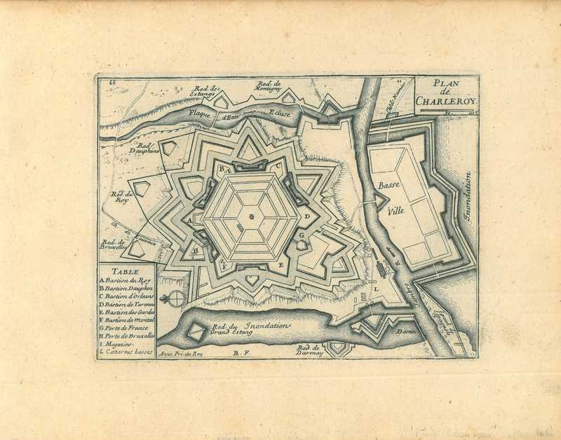 City map of Charleroi