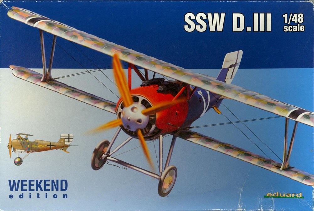 1/48 Eduard Models SIEMENS SCHUCKERT D-III German WWI Fighter *MINT*