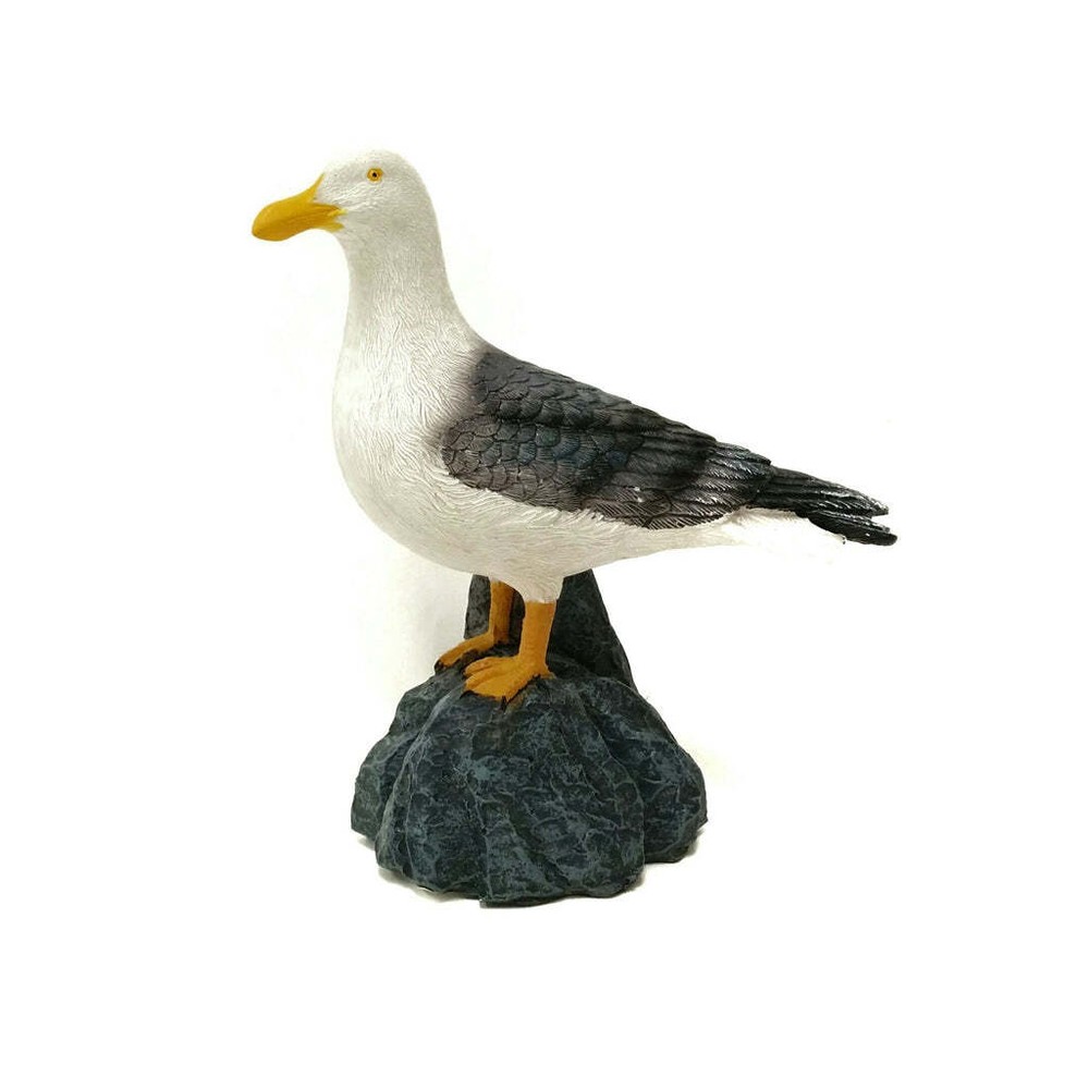 Seagull On A Rock Figurine