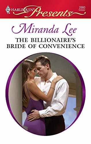 The Billionaire's Bride of Convenience - Paperback, by Lee Miranda - Very Good