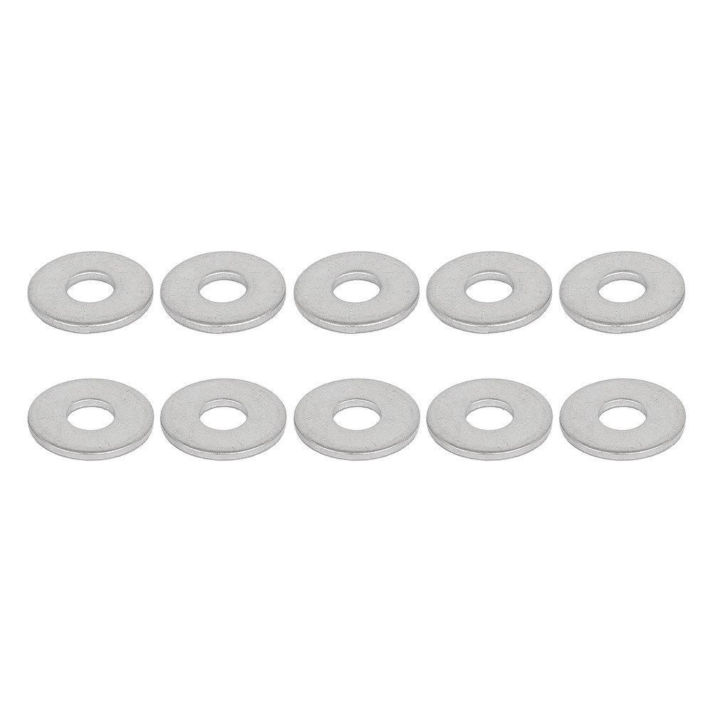 4mmx12mmx1mm(IDxODxT) Stainless Steel Flat Washers - 100Pack - Flat Gaskets