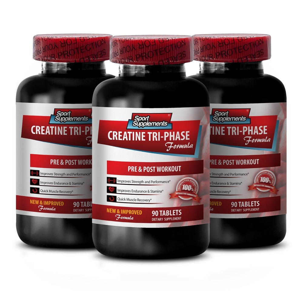 Offset Stress Supplements - Creatine 3X - BCAA Tablets 3B