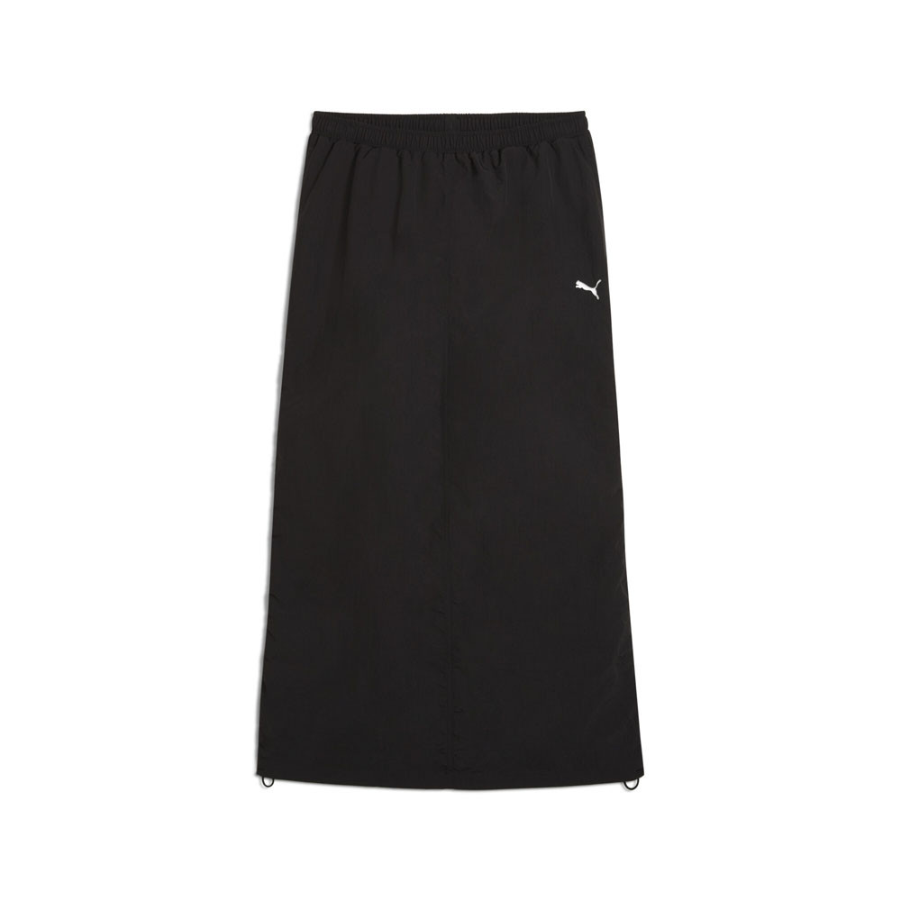PUMA Womens Black Casual Woven Maxi Skirt Wardrobe Essential 62976201